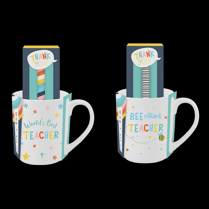Teacher Ceramic Mug & Pen Set