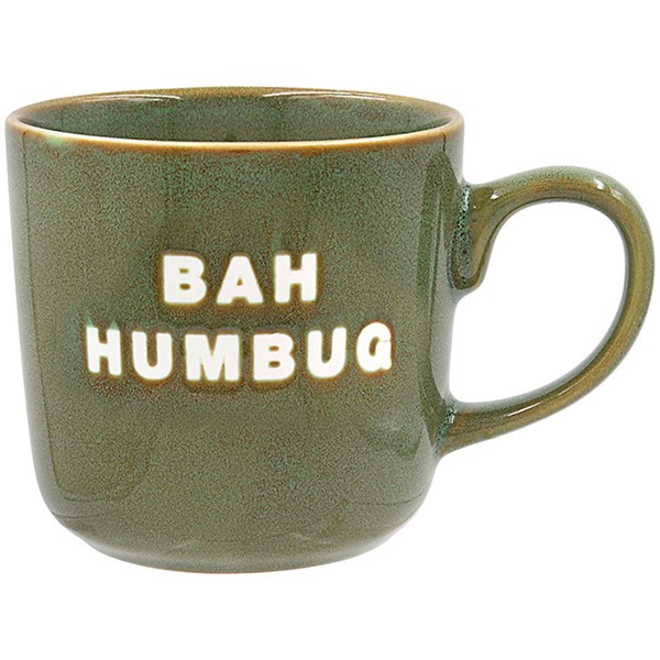 Xmas Mug Bah Humbug Green