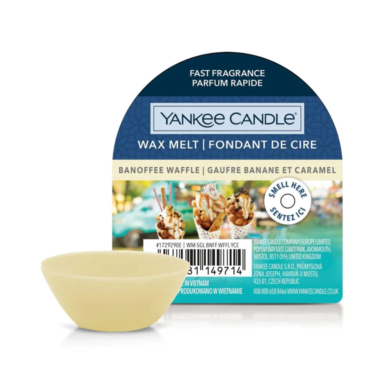 Yankee Candle Wax Melt - Banoffee Waffle