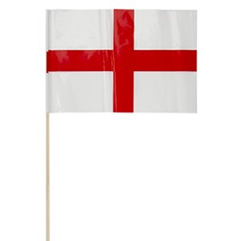 England Stick Flags for World Cup 2026 Party Decorations